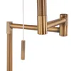 Mexlite - lampa stojąca - Bella - brąz - metal tkanina - Podgląd zdjęcia produktu 11
