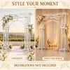 Arco de boda metálico Vrygle: Arco de boda extra alto, arco Vista previa de la imagen del producto 8