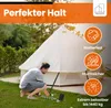 NewHabitat | 4x Erdanker Bodenanker Silber inkl. Gurte Produktbild-Vorschau 7