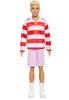 Barbie Fashionista Ken-Puppe - Red and White Strip Produktbild-Vorschau 5