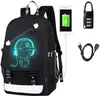 USB Schulrucksack Schulranzen Schultasche Sports Rucksack Produktbild-Vorschau 1