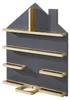home24 Regal für Hörfiguren - Kiefer / Grau Produktbild-Vorschau 1