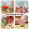 Puzzle 3D, Scatolina musicale Alice's Tea Party, legno, Anteprima dell’immagine prodotto 12