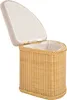 KRINES HOME Rattan Wäschekorb Wäschetruhe Sitz gepolstert Produktbild-Vorschau 4
