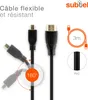 Câble Micro HDMI Type D 3m compatible avec Canon EOS M6 M50 Voir les images du produit 3