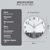 SensaHome Glas-Wanduhr, 30 cm Durchmesser – Produktbild-Vorschau 4