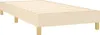 vidaXL Boxspringbettgestell Creme 90x200 cm Stoff Produktbild-Vorschau 4
