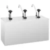 vidaXL Saucen-Spender Edelstahl 3 x 3,5 L Produktbild-Vorschau 3