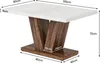 A product shot of a dining table with dimensions indicated. Anteprima dell’immagine prodotto