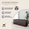 CASARIA® Sitzbank mit Stauraum, Braun – Faltbar, 115 x 40 x Produktbild-Vorschau 3