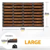 Deurmat 45 x 75 cm, bruin, kokos en rubber, antislip, voor Productafbeelding-voorbeeld 2