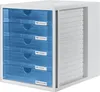 HAN Schubladenbox SYSTEMBOX, Polystyrol, Blau, Grau, A4, 5 Produktbild-Vorschau 1