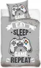 Bettwäsche Gamer 135x200 + 80x80 cm, 100 % Baumwolle Produktbild-Vorschau 1