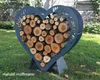 Regal Holz Aufbewahrung Herz Design Deko groß anthrazit Produktbild-Vorschau 2