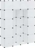 vidaXL Modularer Schrank mit 14 Fächern Weiß 37x146x180,5 Produktbild-Vorschau 1