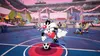 A cartoon cat character playing soccer in a stadium. Náhled obrázku produktu