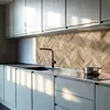 Fischgrätenmuster Aus Holz – Selbstklebend – Produktbild-Vorschau 2