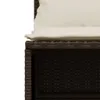 Design 4-tlg. Garten-Sofagarnitur mit Kissen Braun Poly Produktbild-Vorschau 6