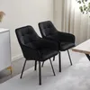 CLIPOP Esszimmerstühle 2er Set, Esszimmerstühle Drehbar mit Produktbild-Vorschau 2