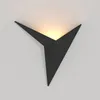 Lampa ścienna LED, metal, czarny, geometryczny wzór Podgląd zdjęcia produktu 1