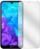 A screen protector is placed over a smartphone screen. Produktbild-Vorschau