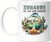 Zuhause ist wo wir parken Tasse Weiß Wildcamping Camping Produktbild-Vorschau 1