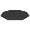A dark gray, octagonal pool cover is shown against a white background. Podgląd zdjęcia produktu