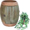 DanDiBo Stojan na víno Drevený sud na víno Brown 44 cm Náhľad obrázku produktu 2