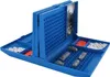 A blue Battleship board game with ships and pegs. Produktbild-Vorschau