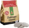A bag of Dallmayr Classic coffee pads and three loose pads are shown against a white background. Náhľad obrázku produktu