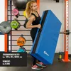 Mäkká podlahová rohož 220x110x5 cm modro-čierna Náhľad obrázku produktu 3
