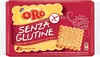 The image shows the front packaging of a box of gluten-free biscuits. Produktbild-Vorschau