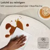 Tafelsets met glazen onderzetters, set van 4, beige, Productafbeelding-voorbeeld 5