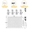 1.5X1.5M 96LED Lichtervorhang Lichterkette 8 Lichtmodi Produktbild-Vorschau 3