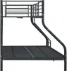Struttura letto a castello in metallo nero 140x200 Anteprima dell’immagine prodotto 3