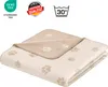 Cawö Decke We Love Dogs Paws Pfoten Natur Beige (150x200cm) Produktbild-Vorschau 6
