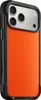 A close-up view of the back of a smartphone case with an orange insert and a black frame. Podgląd zdjęcia produktu
