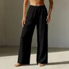 ASKSA Damen Sommer Hose Casual Strandhose Weite Bein Produktbild-Vorschau 4
