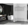 Mexen Kioto Duschwand 130 x 200 cm, Transparent/Frost 8 mm, Produktbild-Vorschau 2