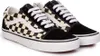 A pair of Vans Old Skool sneakers with a checkerboard pattern. Voir les images du produit