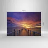 Bilder auf glas - Einteilig - Himmel die Farben Pier - Produktbild-Vorschau 3