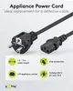 Goobay 68605 Cavo di collegamento IEC, 1,5 m, nero, 1,5 m - Anteprima dell’immagine prodotto 3