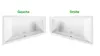 ECOLAM Baignoire trapézoïdale Intima Duo 180x125 cm gauche Voir les images du produit 2