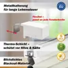 Thermo Wabenplissee Hitzeschutz, ohne Bohren, Weiß, 65x210 Produktbild-Vorschau 4