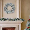 LED Tannengirlande mit Schnee und Glitzer warm weiß Produktbild-Vorschau 4