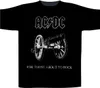 AC/DC Shirt XL for those about to rock schwarz weiß Produktbild-Vorschau 1