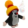 Der kleine Maulwurf, stehend, 20cm, Mütze rot-gelb Produktbild-Vorschau 2