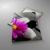 Bild auf Leinwand - Leinwandbild - Einteilig - Stein Blume Produktbild-Vorschau 2