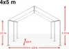 TOOLPORT Hochwertiges Partyzelt 4x5 m Pavillon Zelt PE Produktbild-Vorschau 5