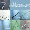 140cm Stabilisator Chrom glänzend für 6-10mm Duschkabine Produktbild-Vorschau 5